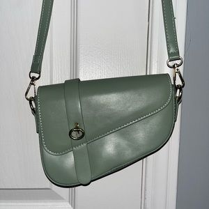 Mini Green Saddle Bag